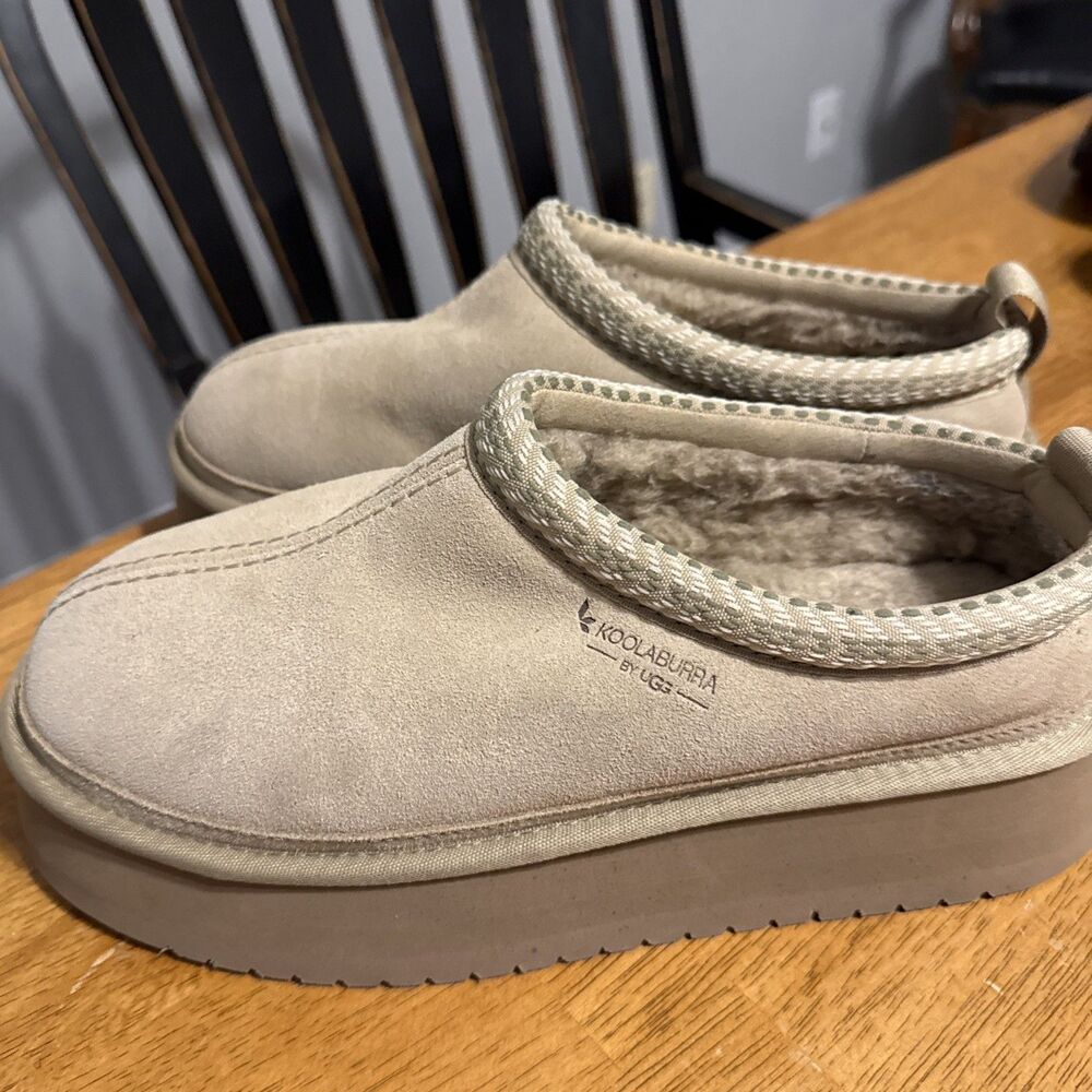 Koolaburra By UGG Womens Burree Slip On Platform Slippers Size US 9, EU 40